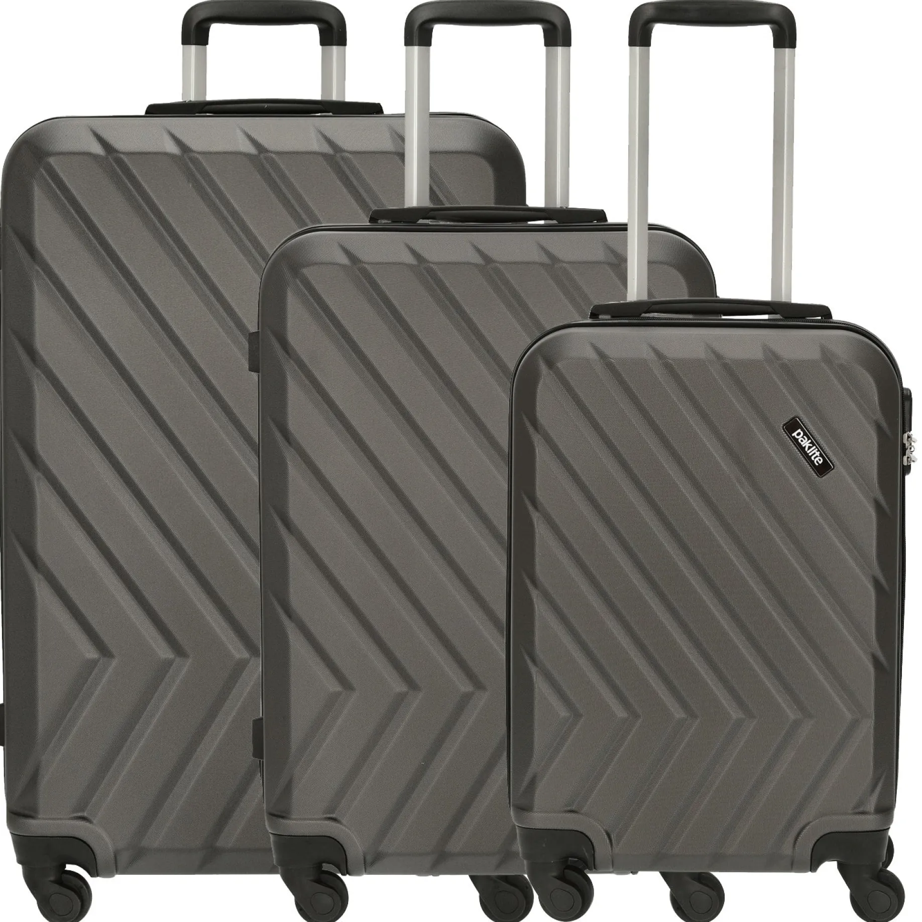 paklite Quick Trolley Set 3tlg. (grau/anthrazit)