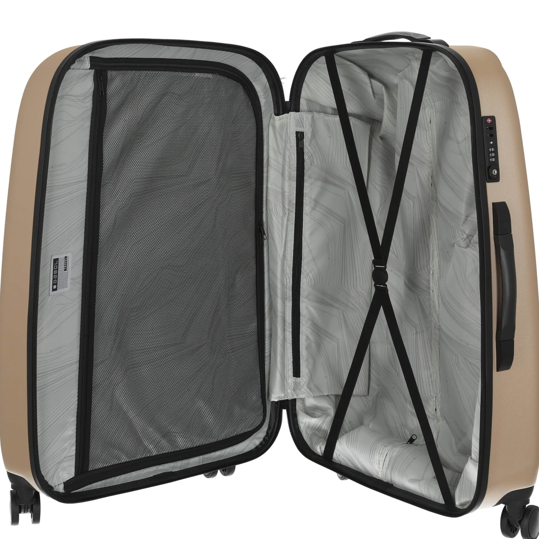 Paradise - 4-Rollen-Trolley L 77 cm (beige)
