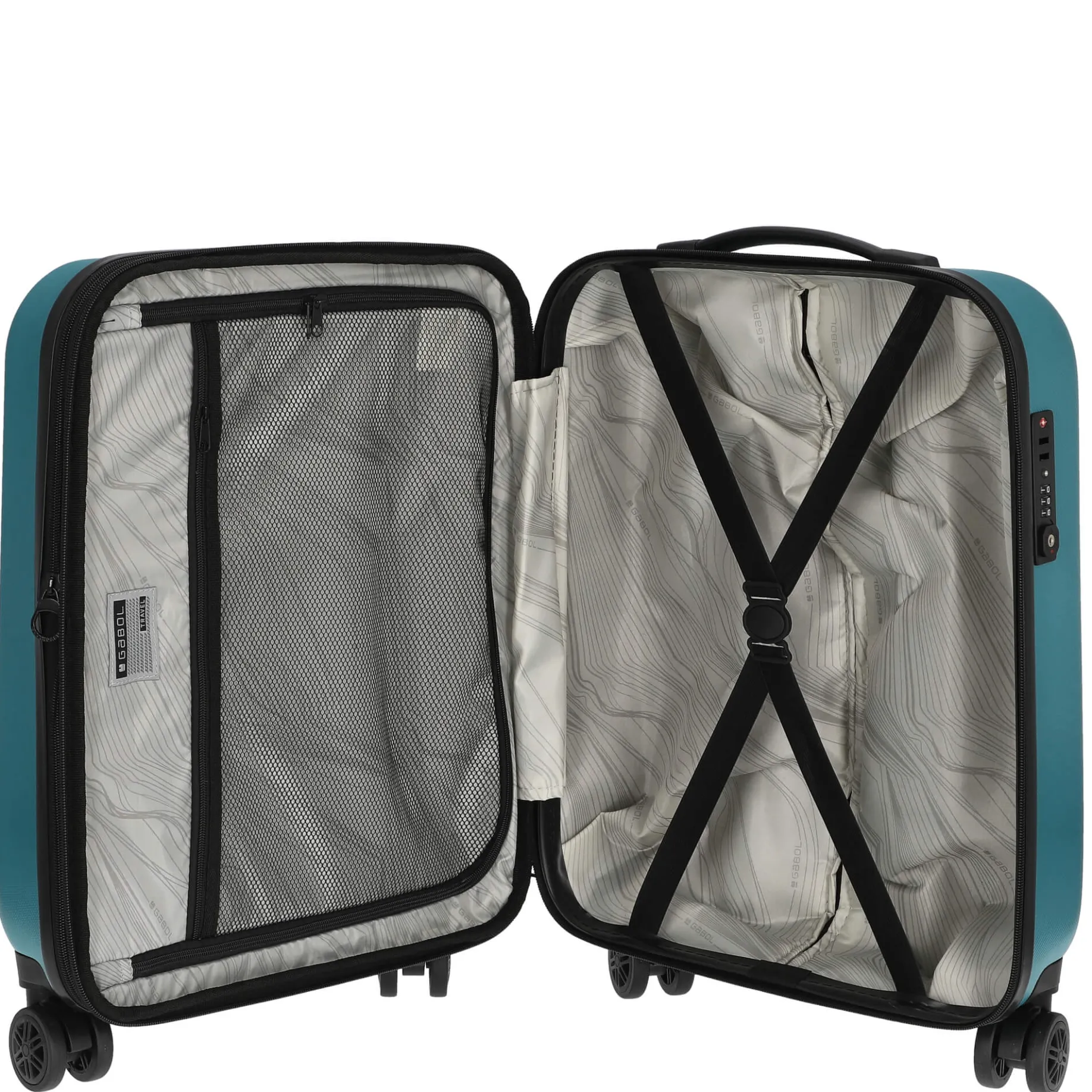Paradise XP - 4-Rollen-Kabinentrolley 55 cm erw. (green)