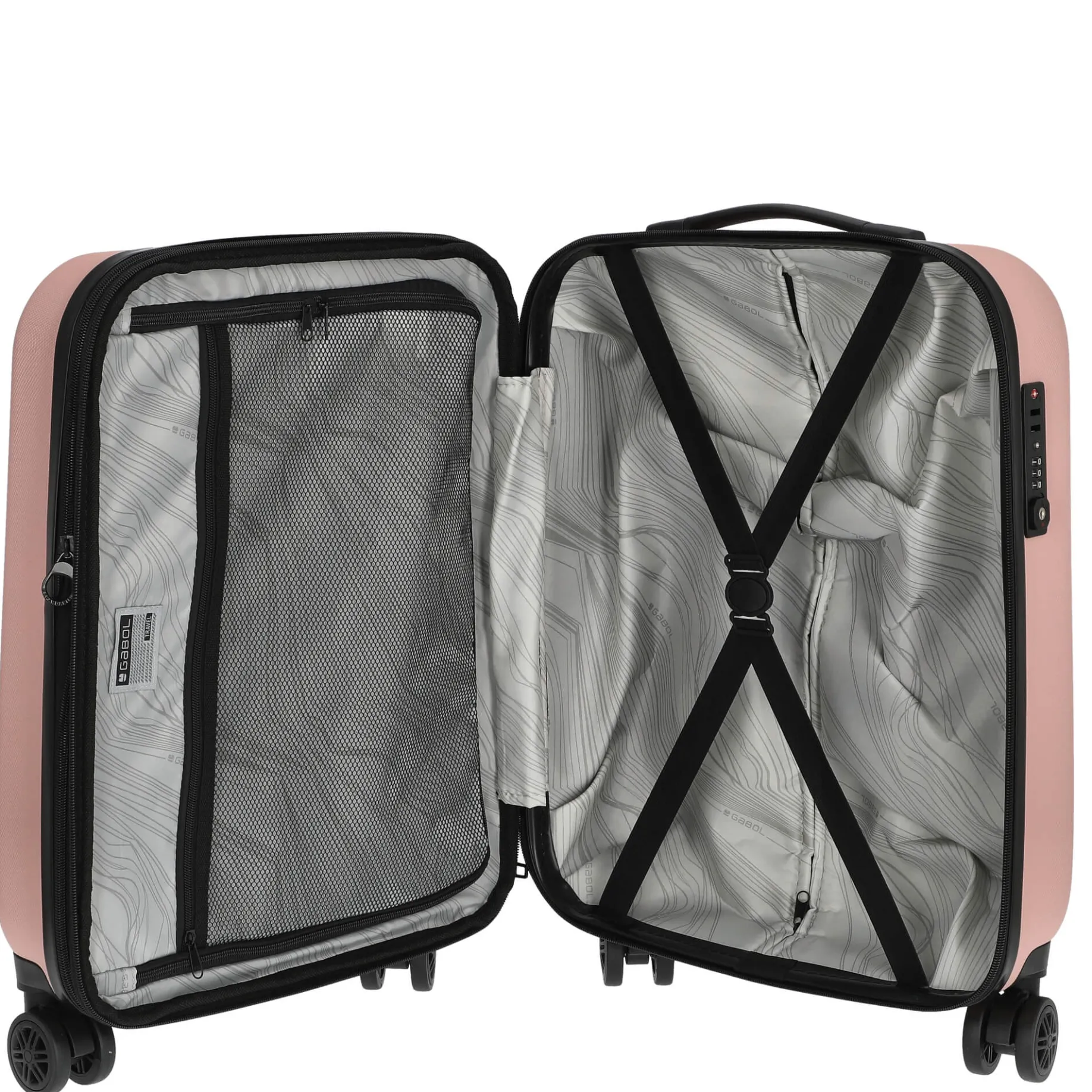 Paradise XP - 4-Rollen-Kabinentrolley 55 cm erw. (rosa)