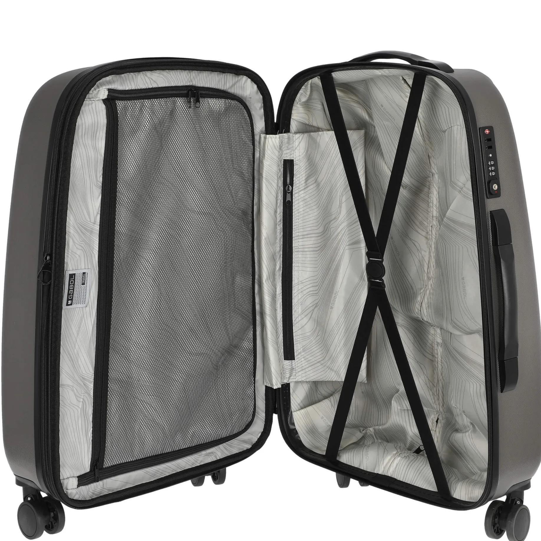 Paradise XP - 4-Rollen-Trolley M 67 cm erw. (gris)