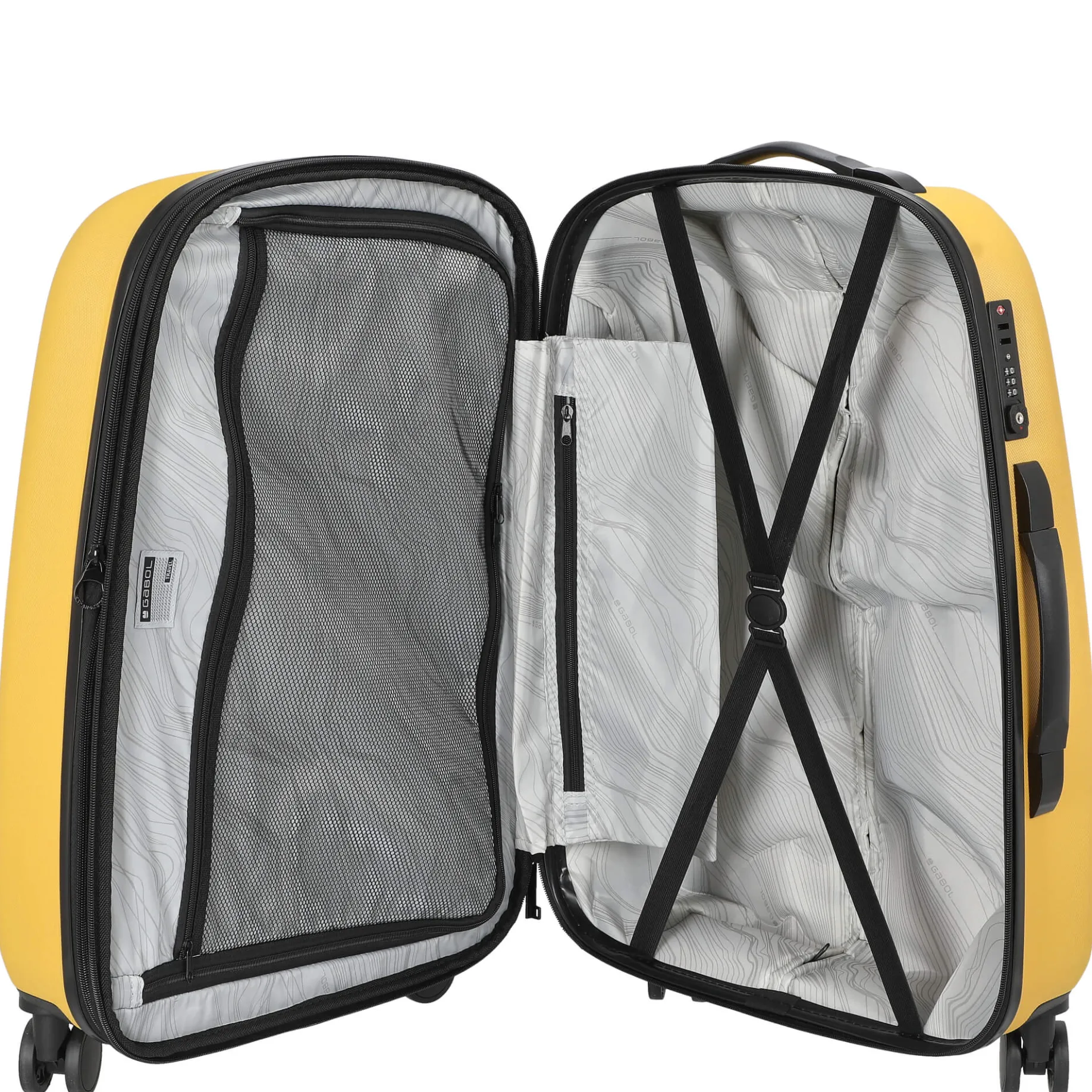 Paradise XP - 4-Rollen-Trolley M 67 cm erw. (mostaza)