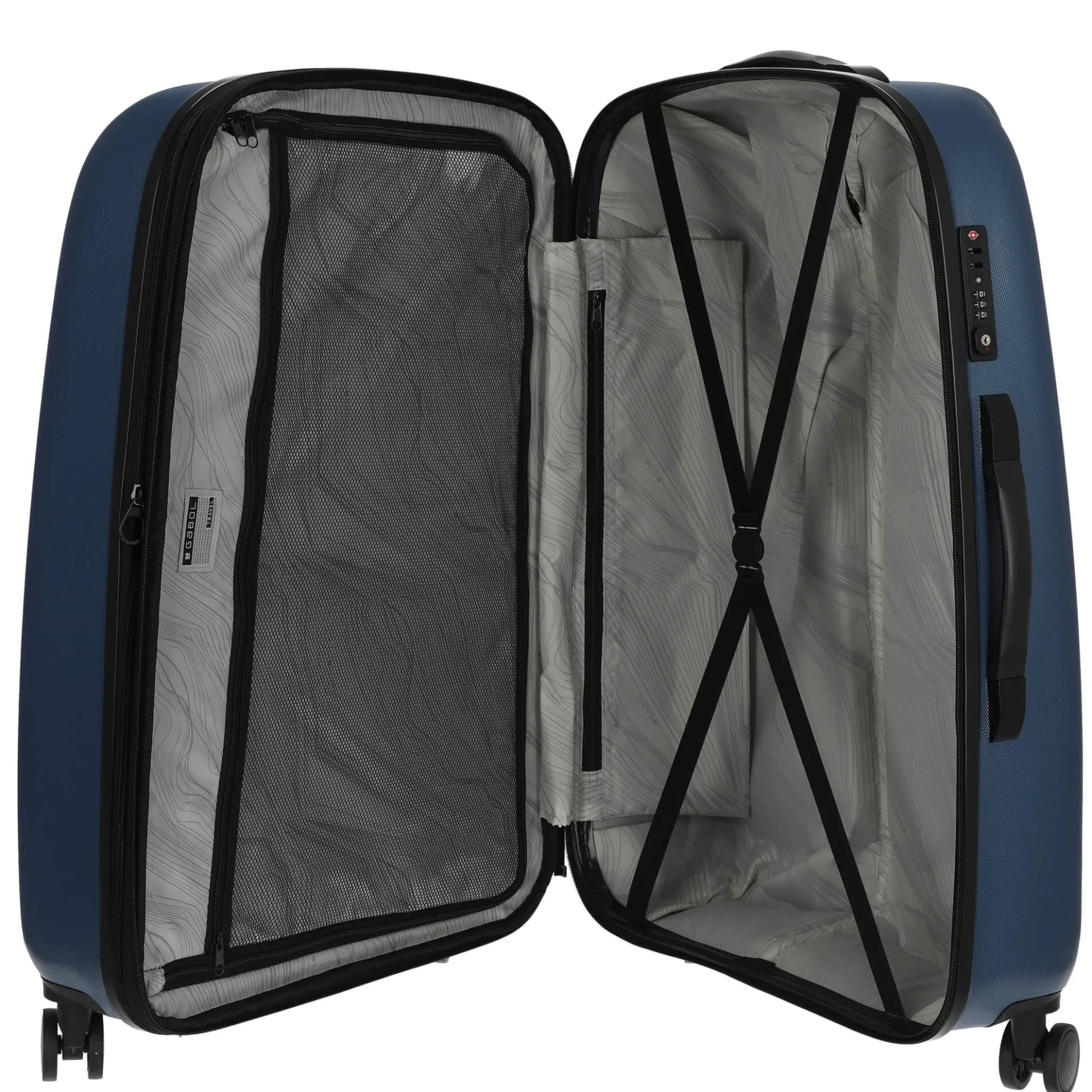 Paradise XP - 4-Rollen-Trolley Set 2tlg. (M+L) (azul)