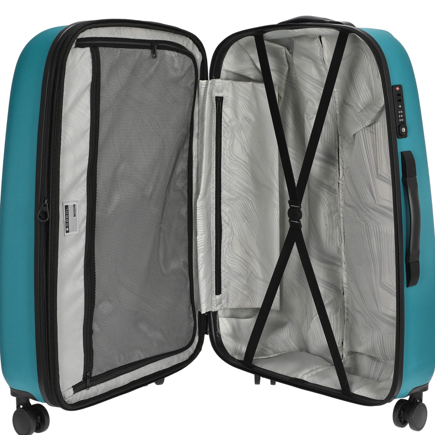 Paradise XP - 4-Rollen-Trolley Set 2tlg. (M+L) (verde)