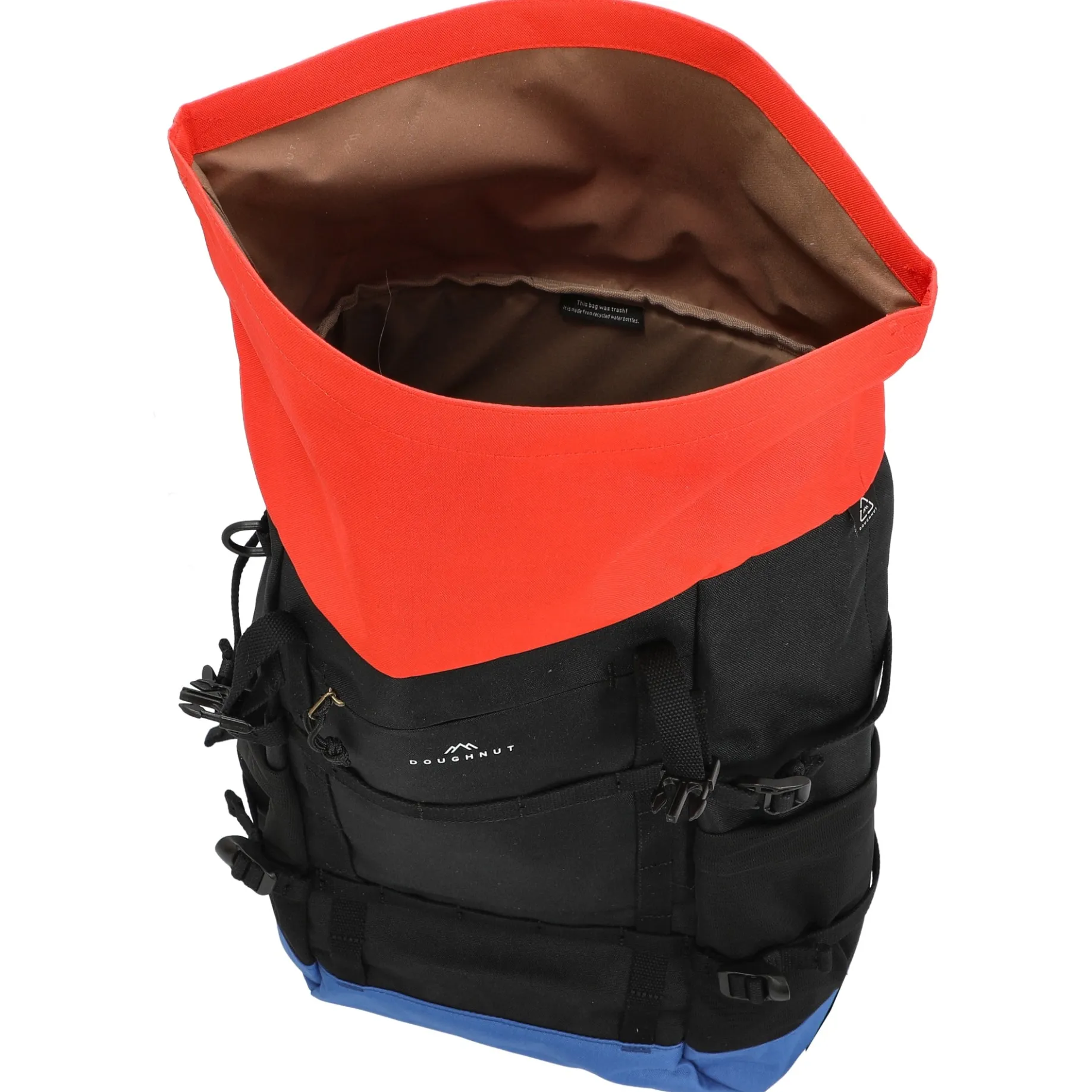 Paratrooper Reborn - Rolltop Rucksack 14" 67 cm (black x grapefruit)