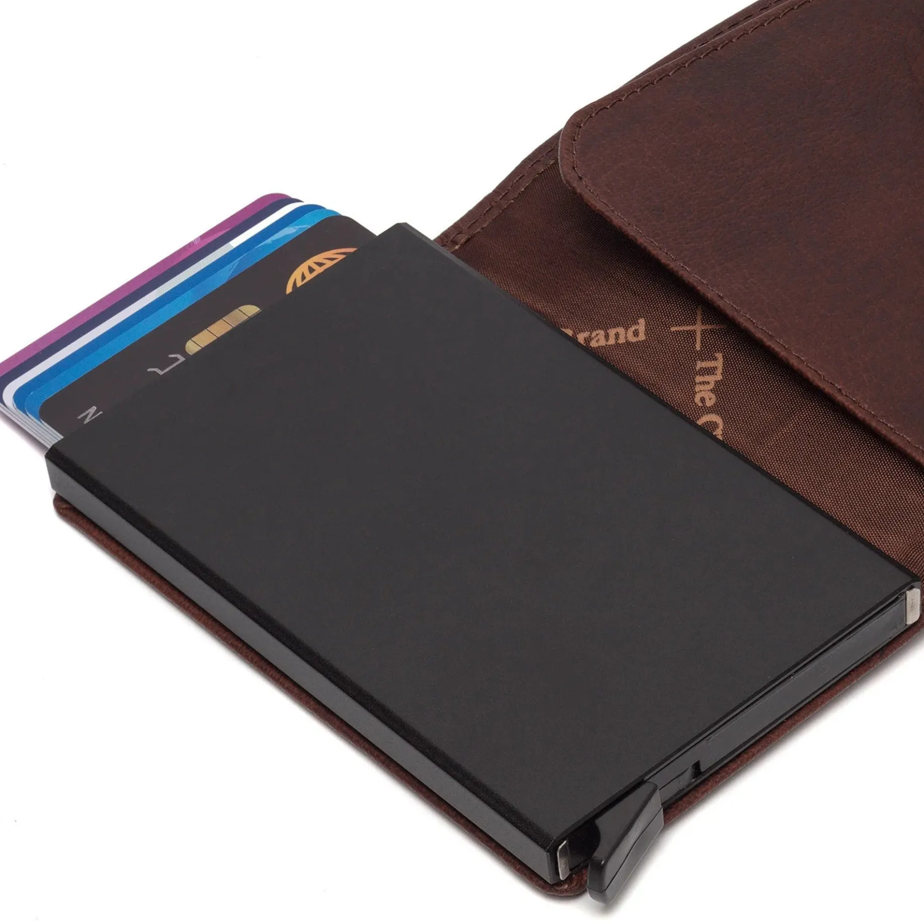 Paris - Kreditkartenetui 6cc 10 cm RFID (brown)