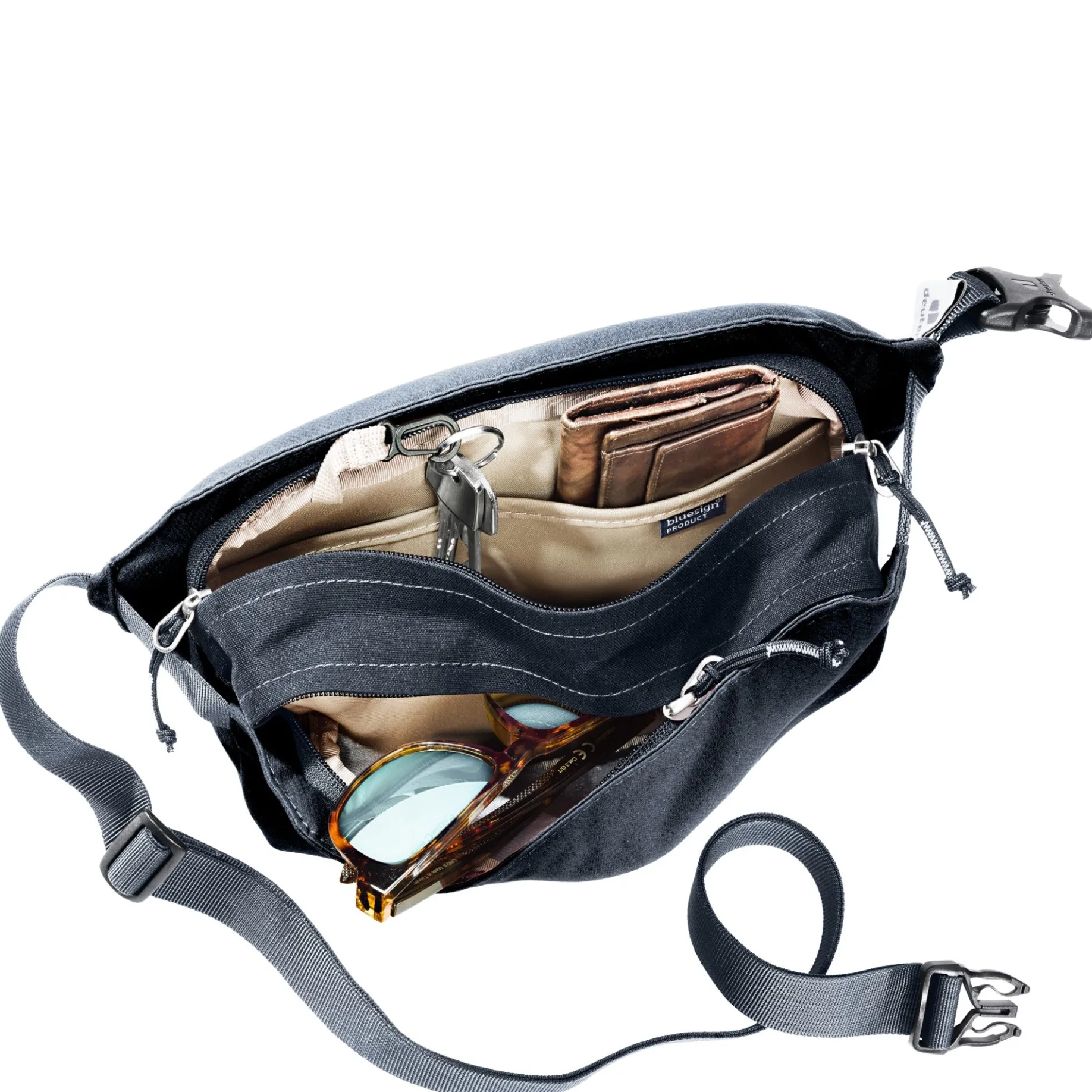 Passway 2 - Umhängetasche 28 cm (black)
