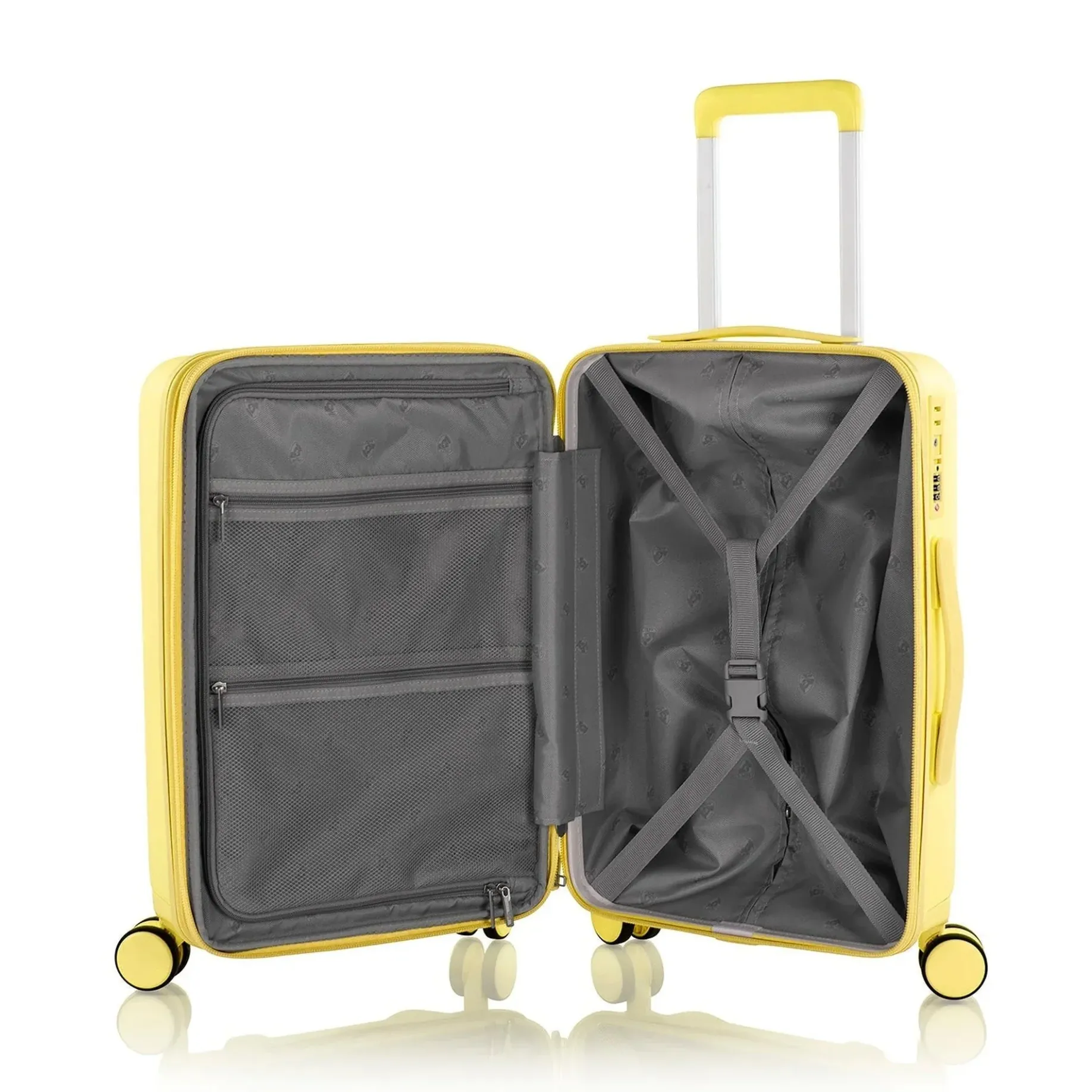Pastel - 4-Rollen-Kabinentrolley S 53 cm erw. (gelb)