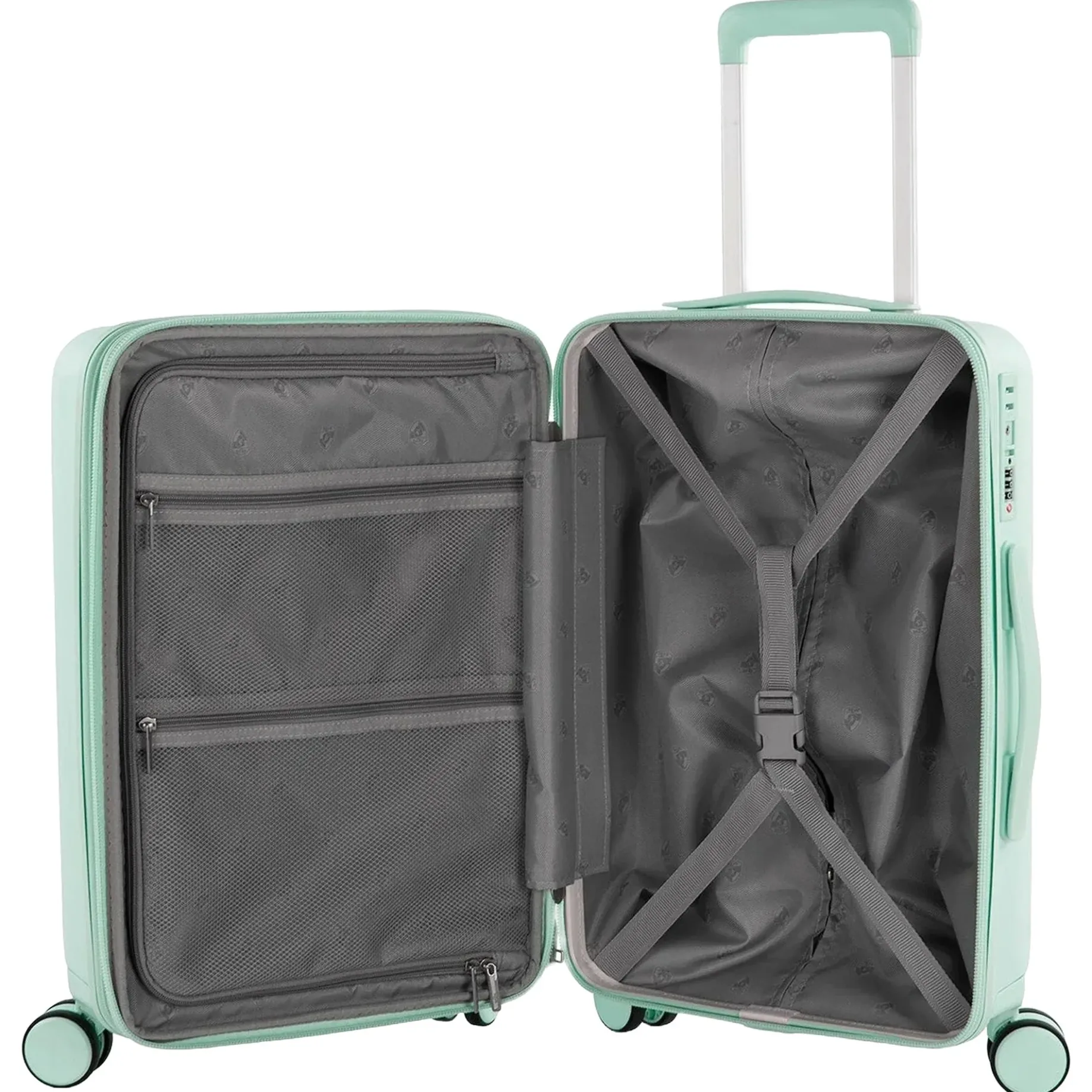 Pastel - 4-Rollen-Kabinentrolley S 53 cm erw. (mint)