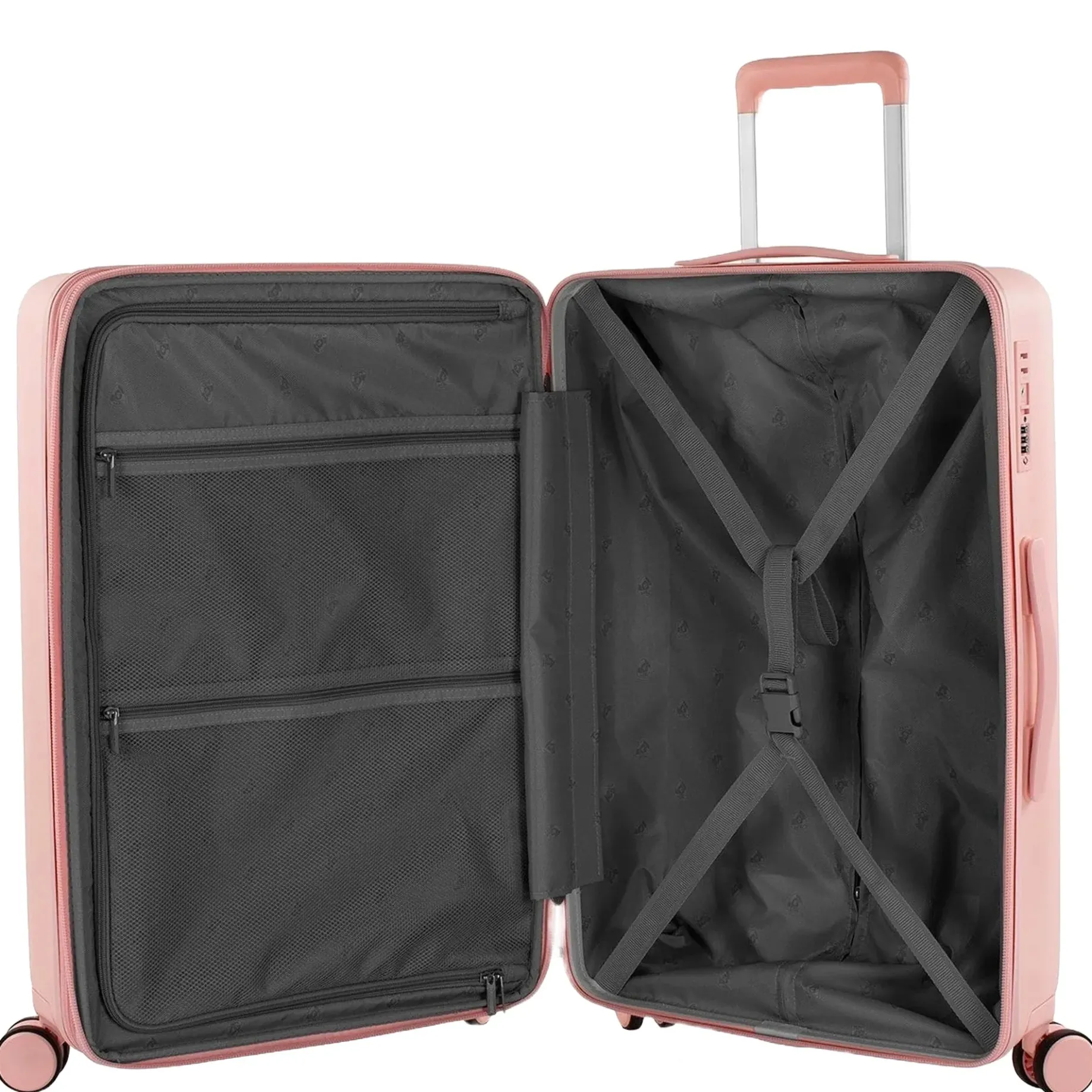 Pastel - 4-Rollen-Trolley M 66 cm erw. (blush)