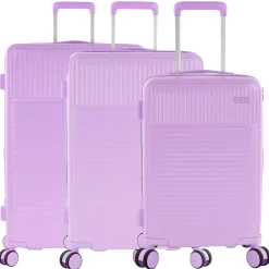 Pastel - 4-Rollen-Trolley Set 3tlg. erw. (lavender)