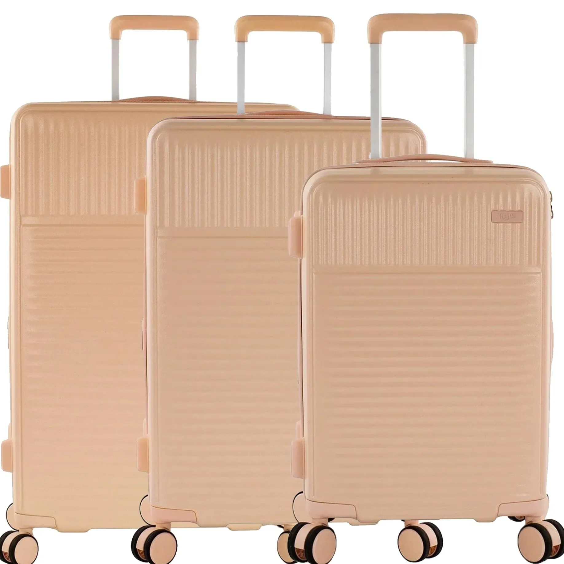Pastel - 4-Rollen-Trolley Set 3tlg. erw. (nude)
