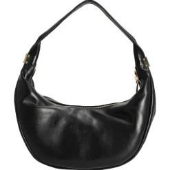 Pinched Soft Crescent - Schultertasche L 35 cm (schwarz)