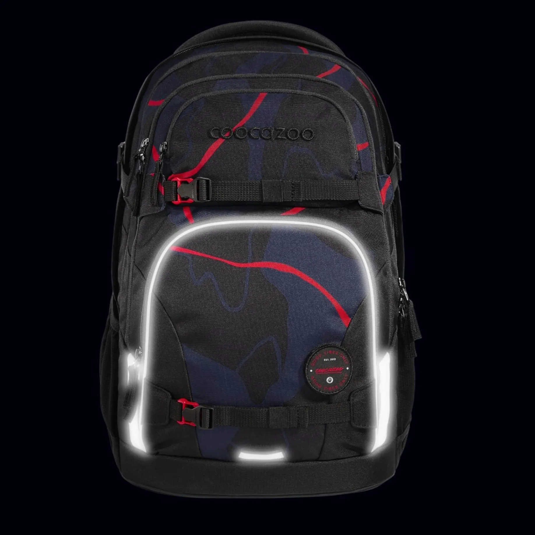 Porter - Schulrucksack 44 cm (Lava Lines)