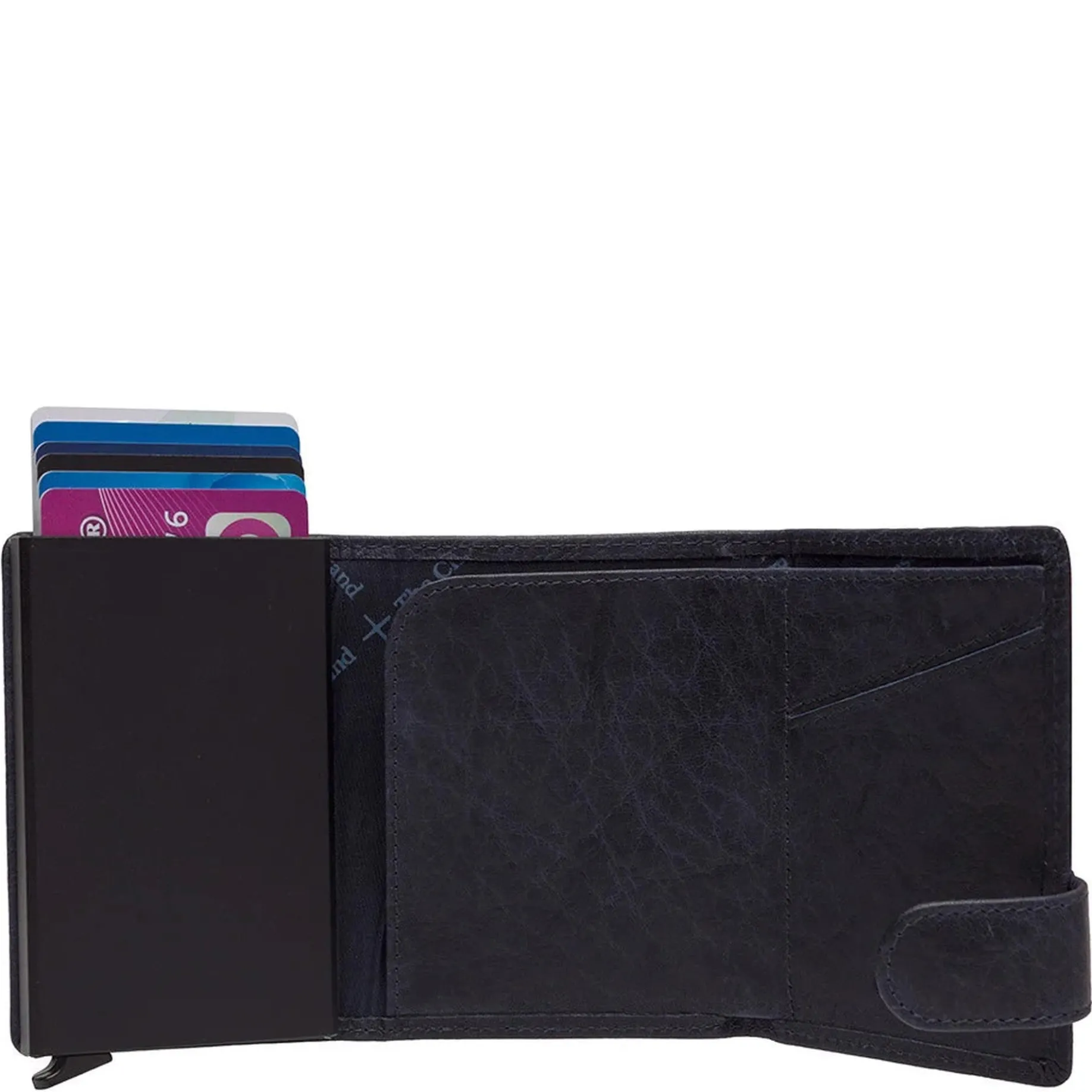 Portland - Kreditkartenetui 6cc 10 cm RFID (navy)