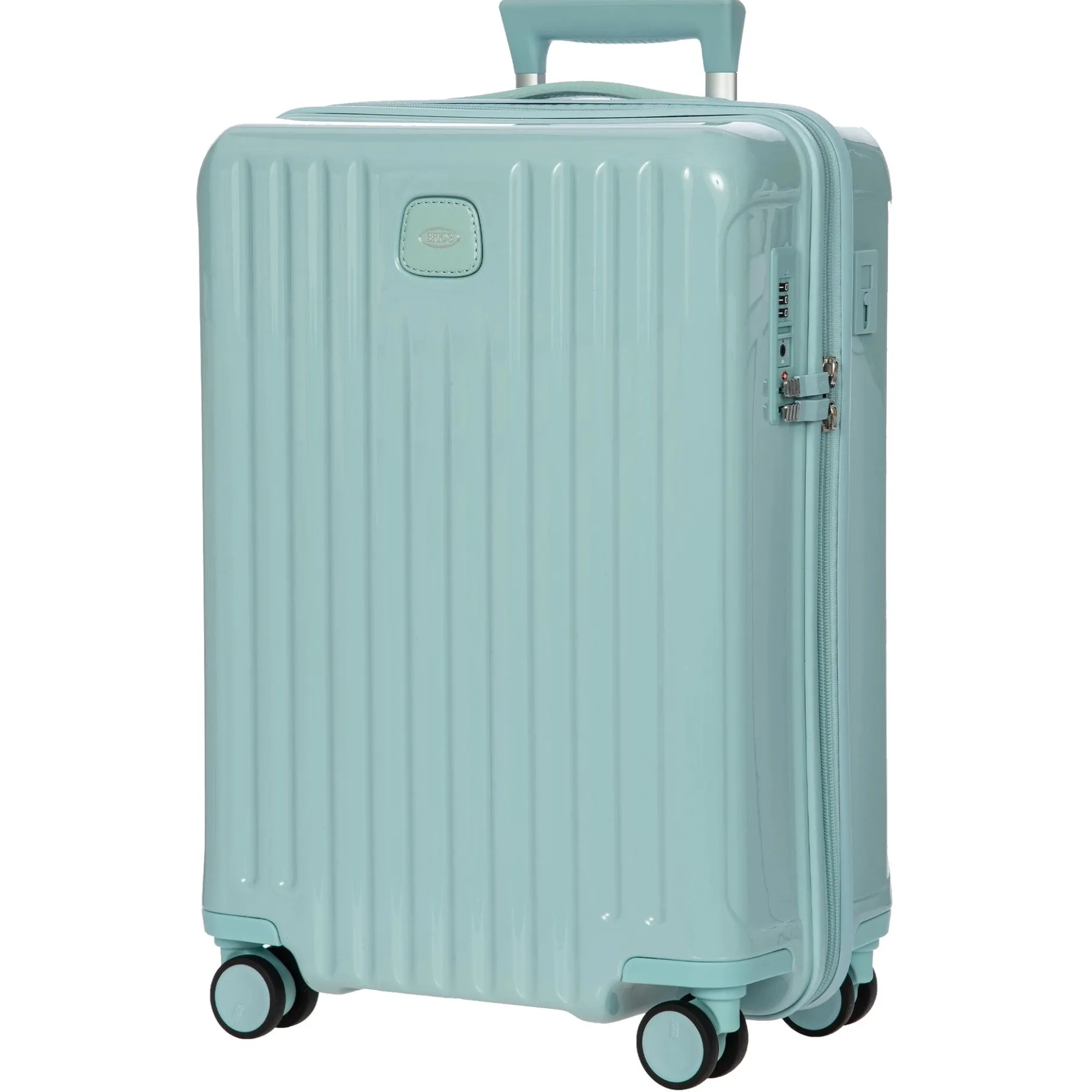 Positano - 4-Rollen Kabinentrolley 55 cm USB (hellblau)