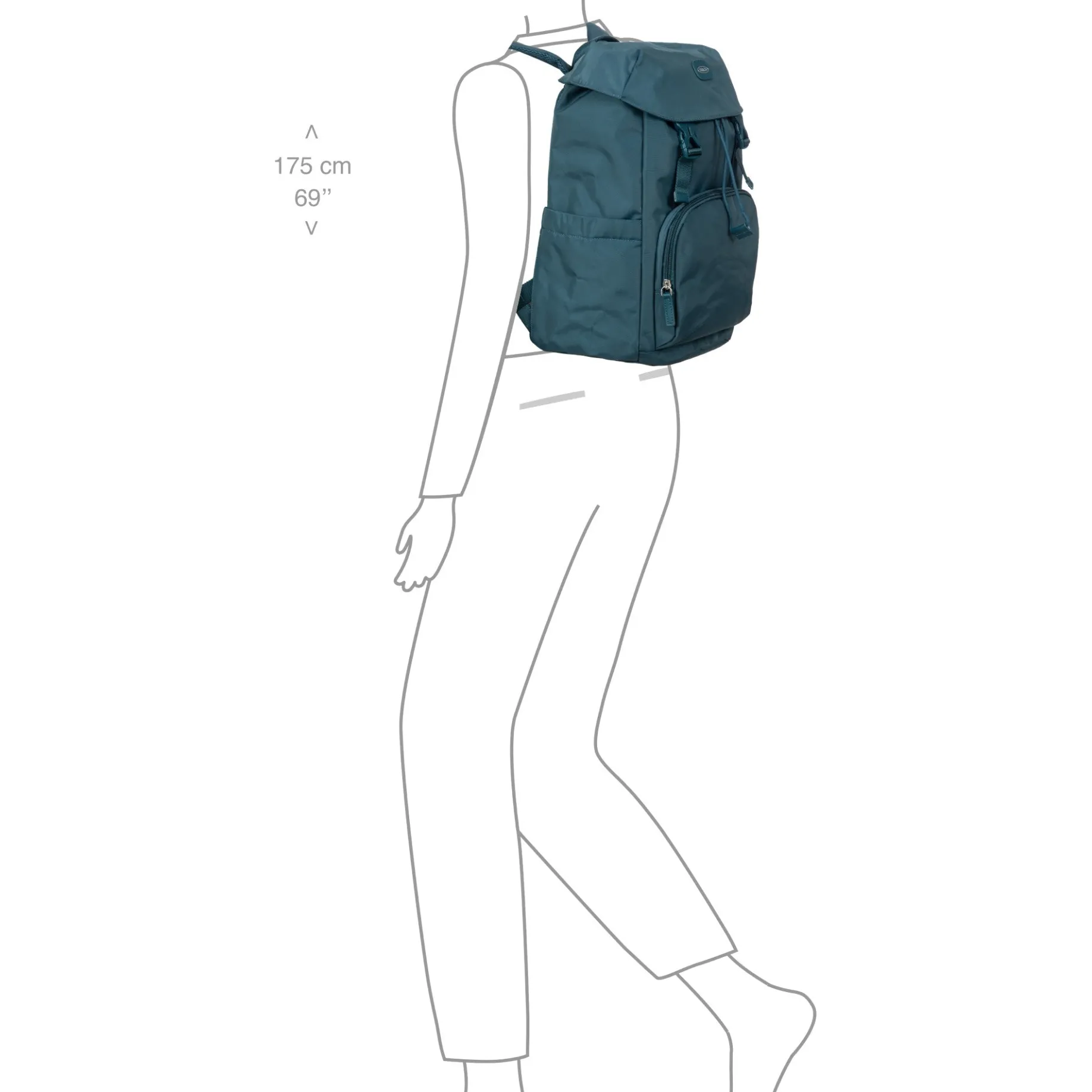 Positano - Rucksack 40 cm (oktan)