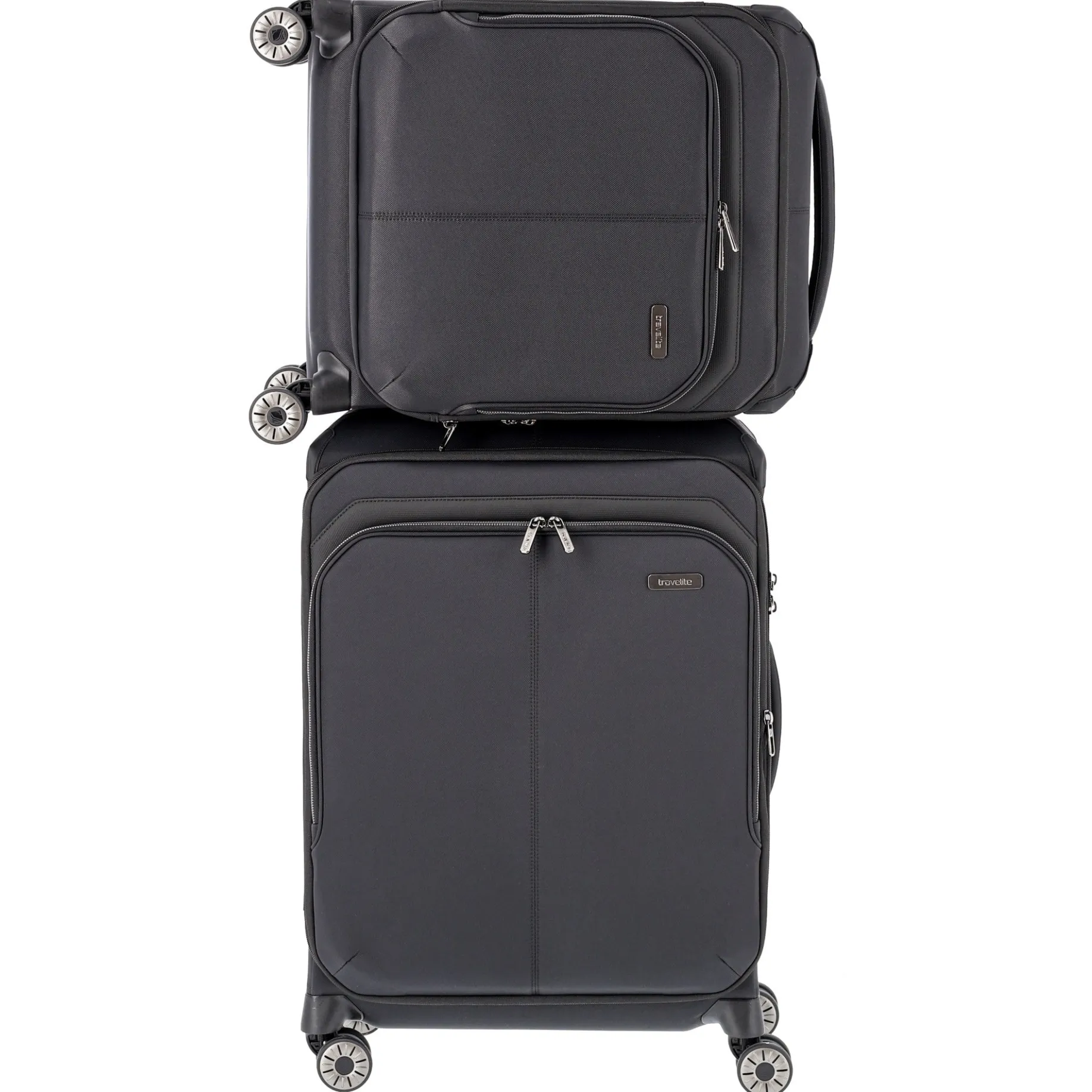 Priima - 4-Rollen-Kabinentrolley S 55 cm erw. (black)
