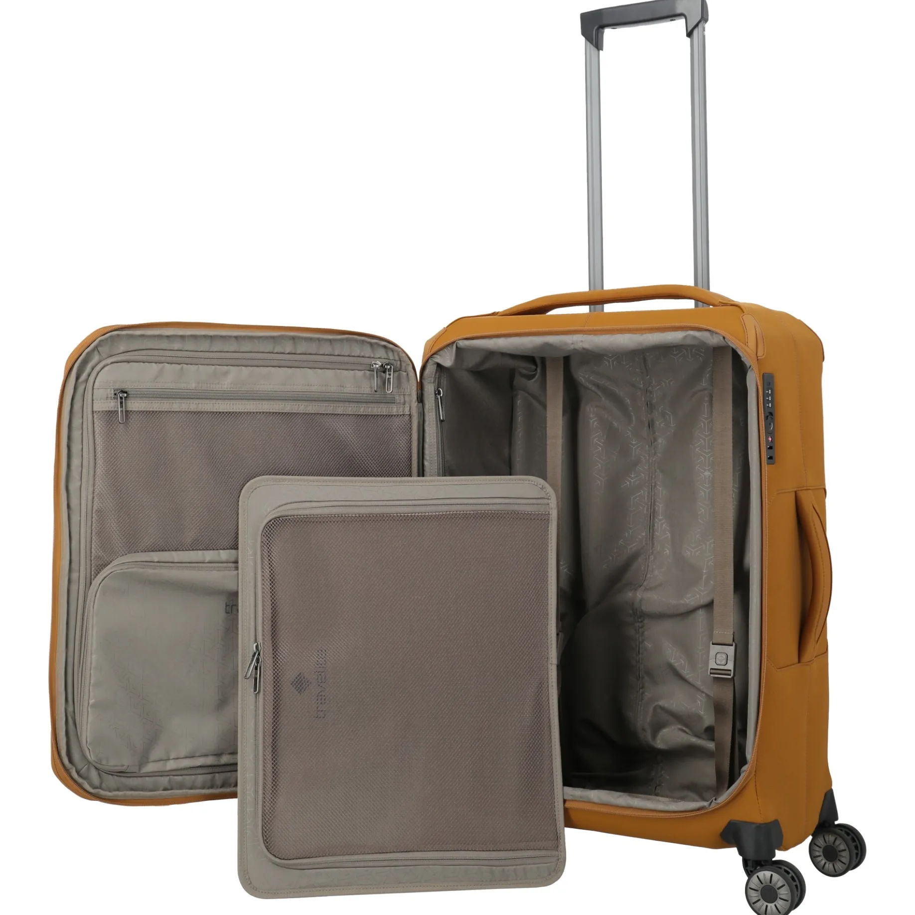 Priima - 4-Rollen-Trolley M 68 cm (curry)