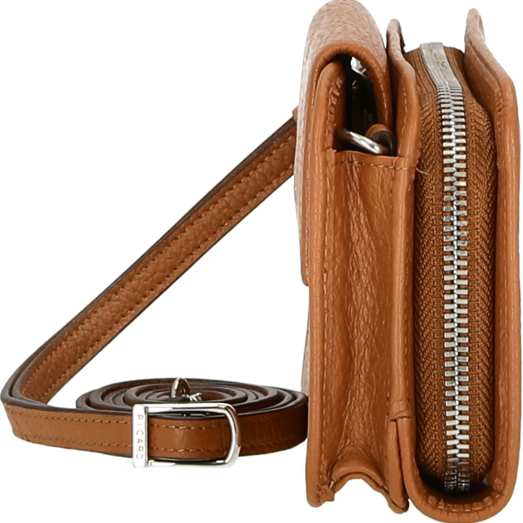 Pure - Handytasche 6cc 18 cm Rindsleder (cognac)