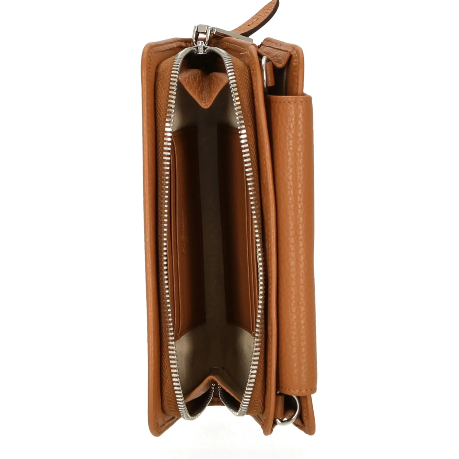 Pure - Handytasche 6cc 18 cm Rindsleder (cognac)