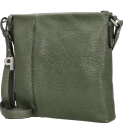 Pure - Umhängetasche 24 cm Rindsleder (pesto)