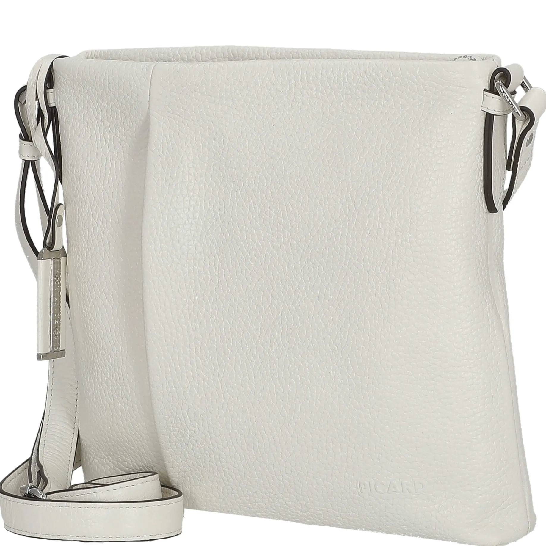 Pure - Umhängetasche 24 cm Rindsleder (white lily)