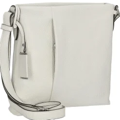 Pure - Umhängetasche 24 cm Rindsleder (white lily)