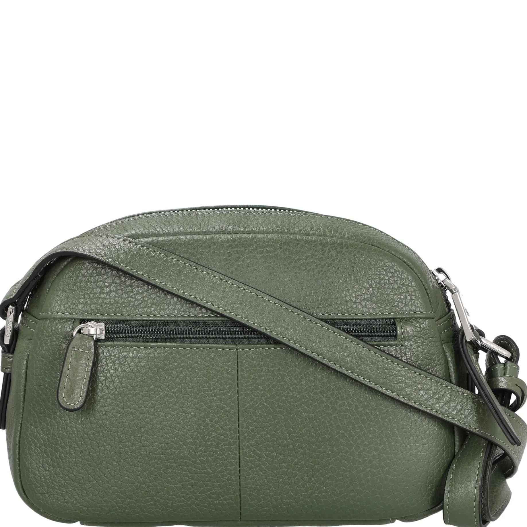 Pure - Umhängetasche 21 cm Rindsleder (pesto)