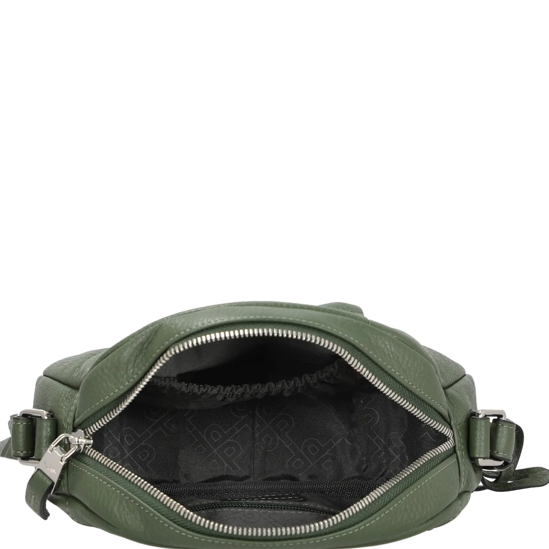 Pure - Umhängetasche 21 cm Rindsleder (pesto)