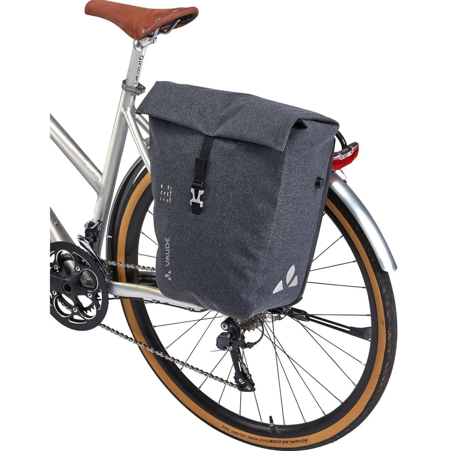 ReCycle Pro Single 22 - Hinterradtasche 40 cm (black)