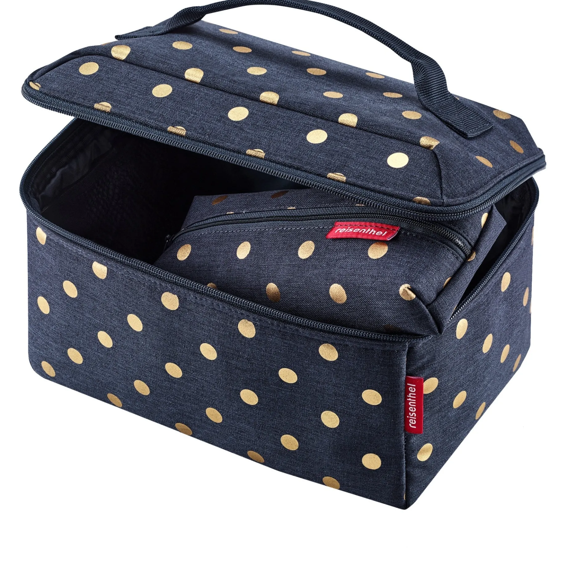 reisenthel beautycase set - Geschenkset 2tlg. (metallic dots blue)