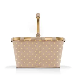 reisenthel carrybag - Einkaufskorb (frame metallic dots coffee)