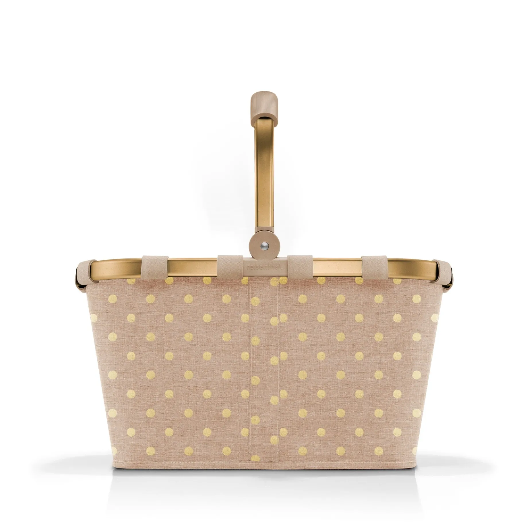 reisenthel carrybag - Einkaufskorb (frame metallic dots coffee)
