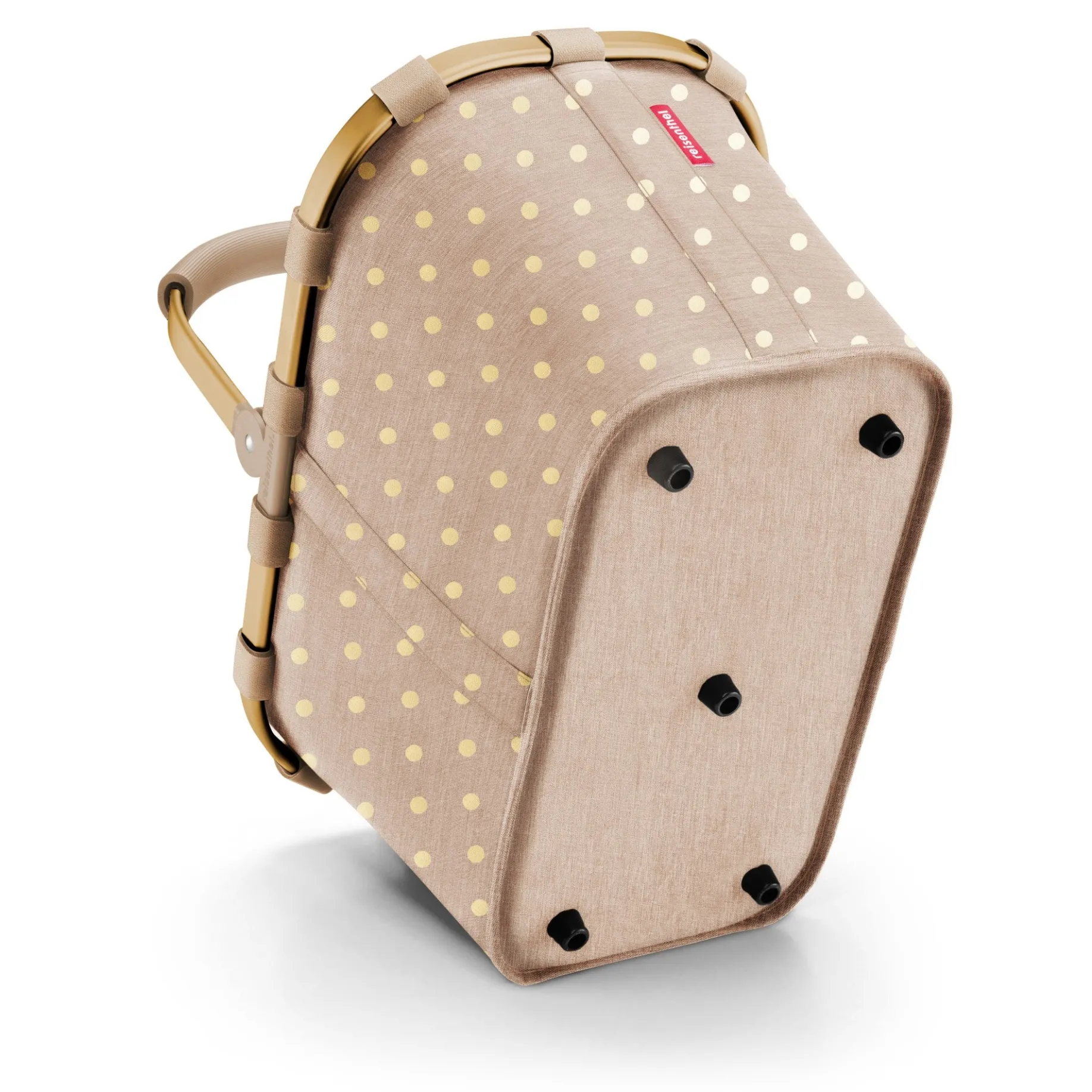 reisenthel carrybag - Einkaufskorb (frame metallic dots coffee)