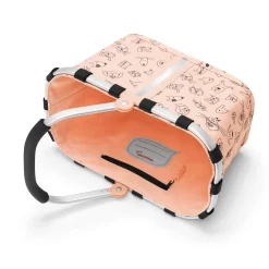 reisenthel carrybag xs - Einkaufskorb 21 cm (cats and dogs rose)