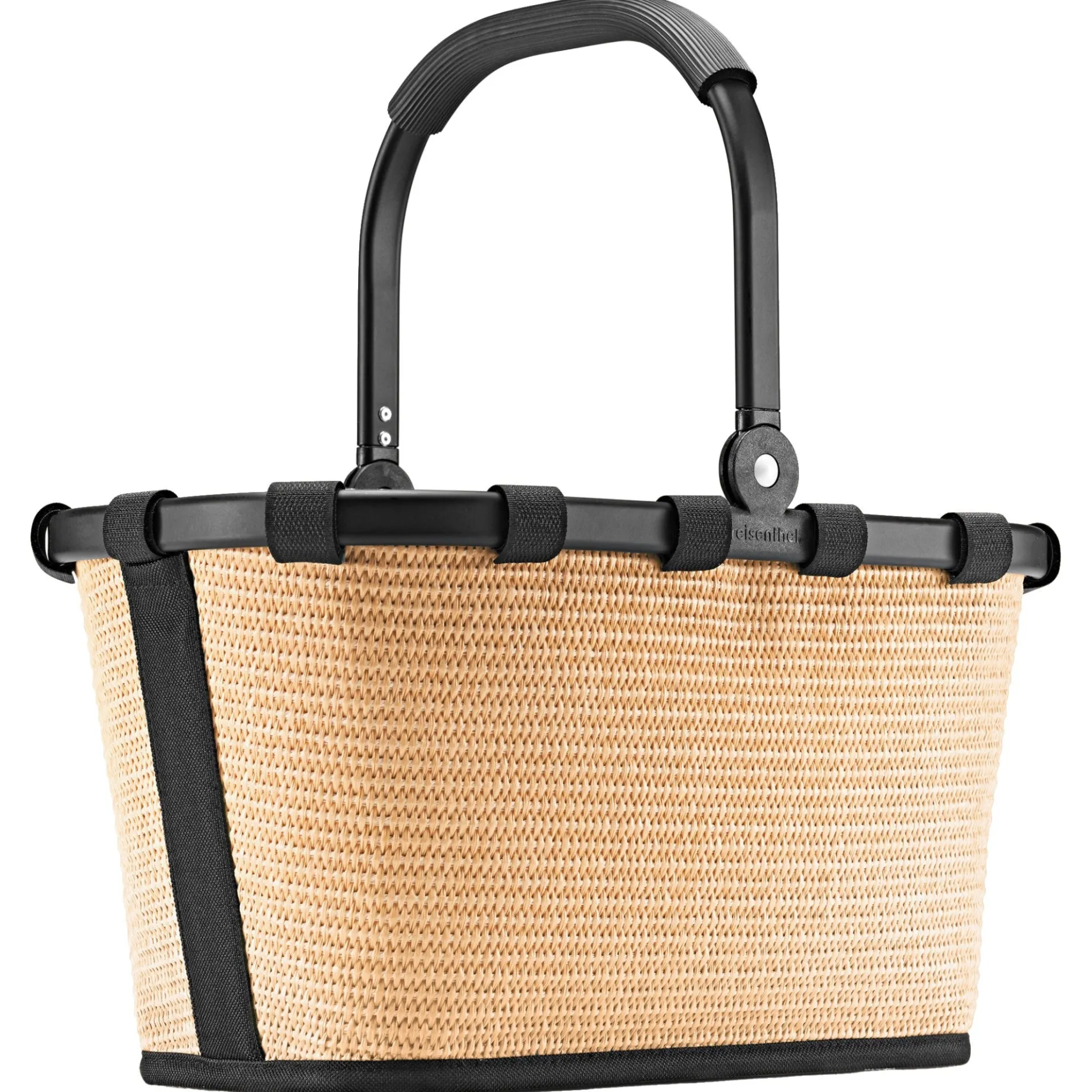reisenthel carrybag xs - Einkaufskorb 21 cm (frame raffia black)
