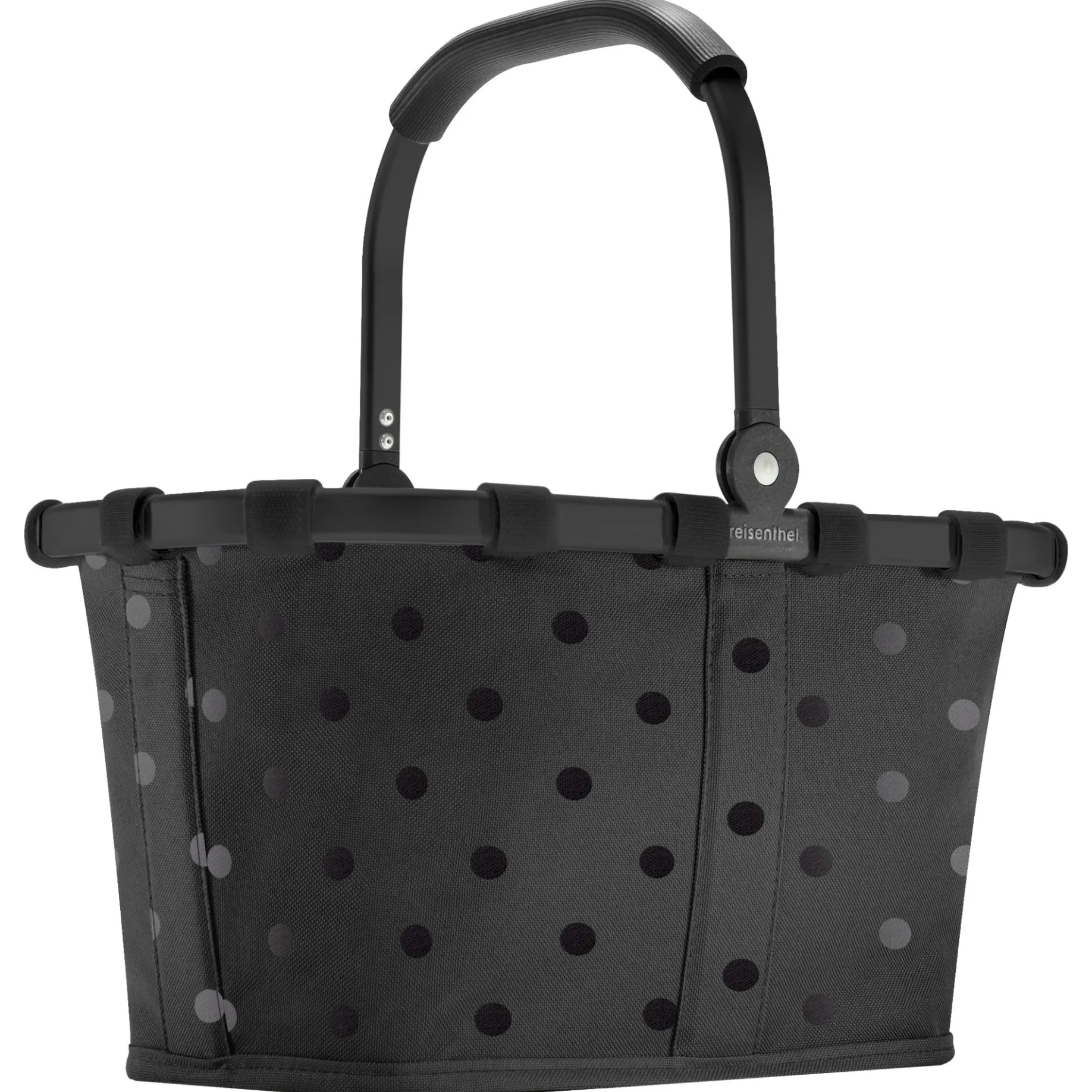 reisenthel carrybag xs - Einkaufskorb 21 cm (frame glossy dots black)