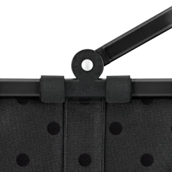 reisenthel carrybag xs - Einkaufskorb 21 cm (frame glossy dots black)