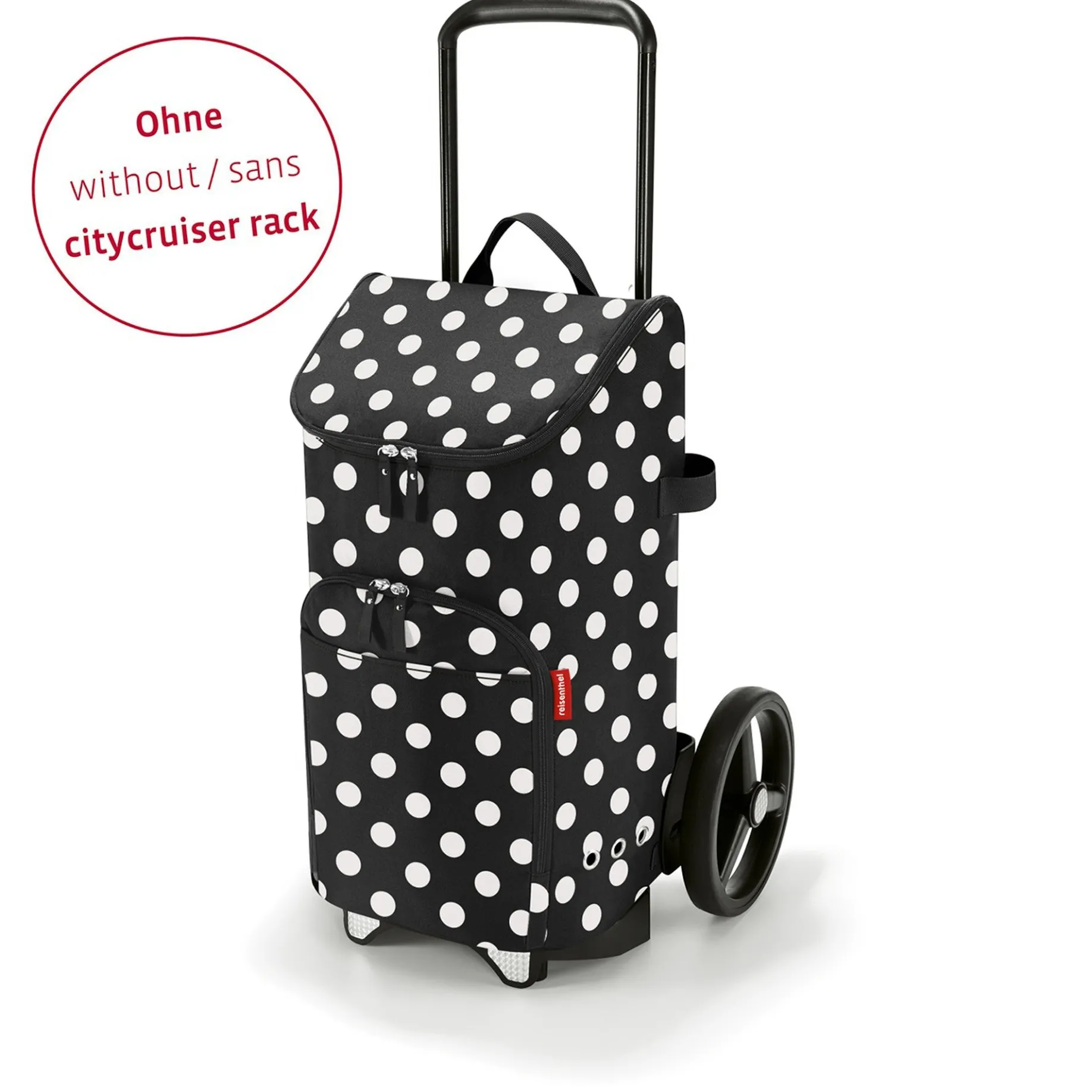 reisenthel citycruiser bag - Einkaufstasche 60 cm (dots white)