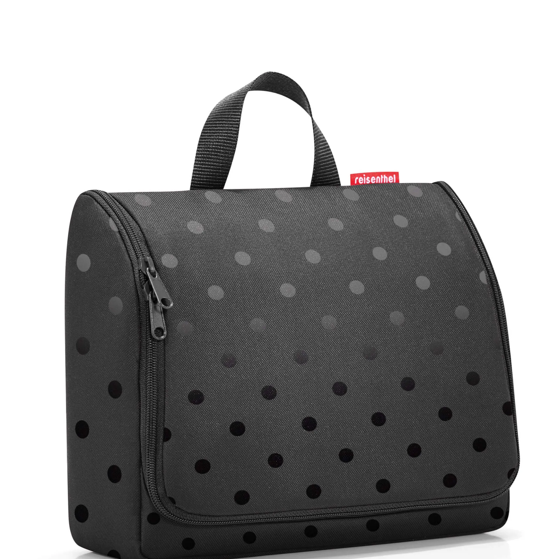 reisenthel cosmetics toiletbag XL - Kulturbeutel 28 cm (glossy dots black)