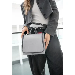 reisenthel cosmetics toiletbag - Kulturbeutel 20 cm (herringbone grey)