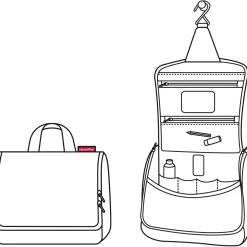 reisenthel cosmetics toiletbag - Kulturbeutel 20 cm (twist silver)