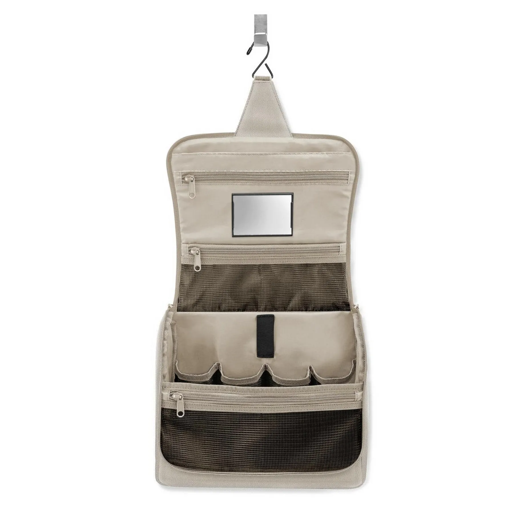 reisenthel cosmetics toiletbag XL - Kulturbeutel 28 cm (herringbone sand)