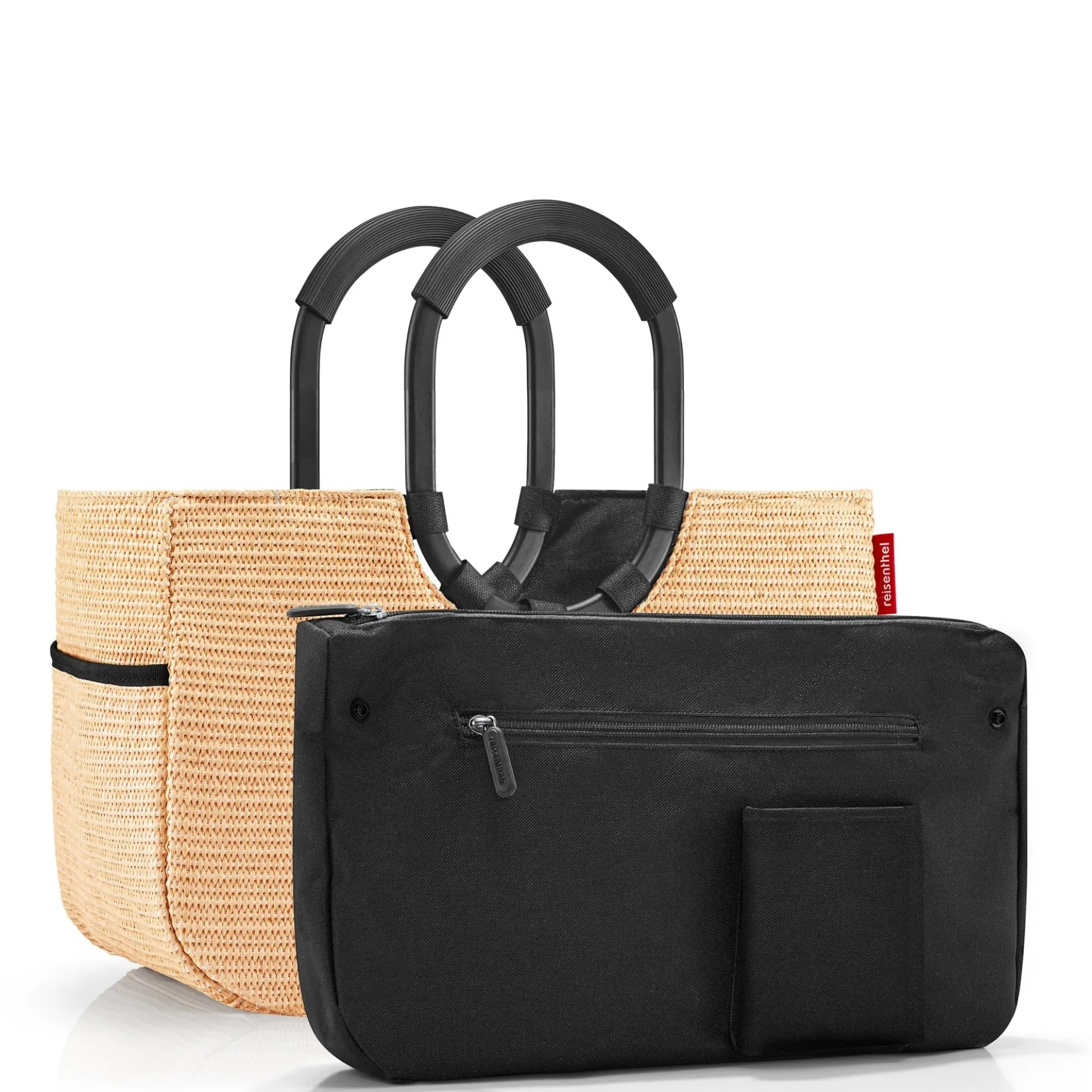 reisenthel loopshopper M / Shopper 40 cm (frame raffia black)