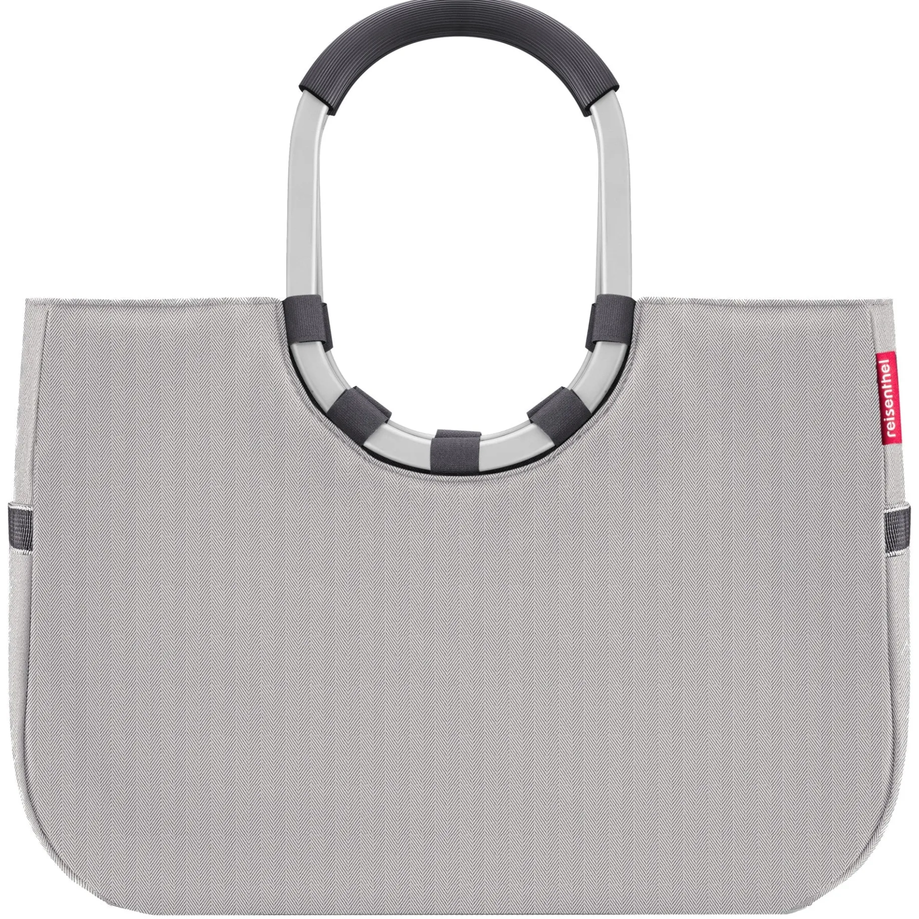 reisenthel shopping loopshopper L - Einkaufstasche mit Bügel 46 cm (herringbone grey)