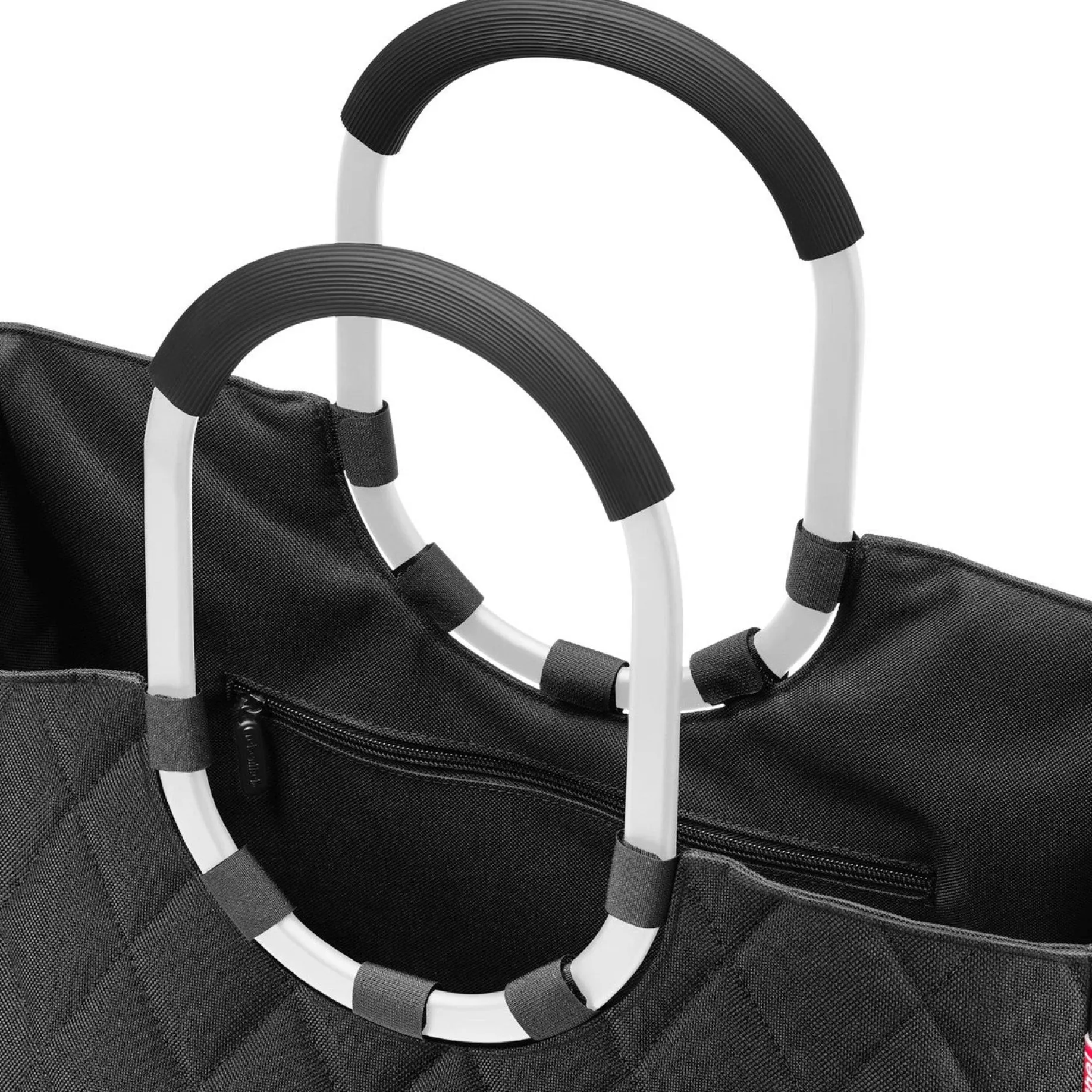 reisenthel shopping loopshopper L - Einkaufstasche mit Bügel 46 cm (rhombus black)