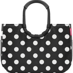 reisenthel shopping loopshopper L - Einkaufstasche mit Bügel 46 cm (frame dots white)