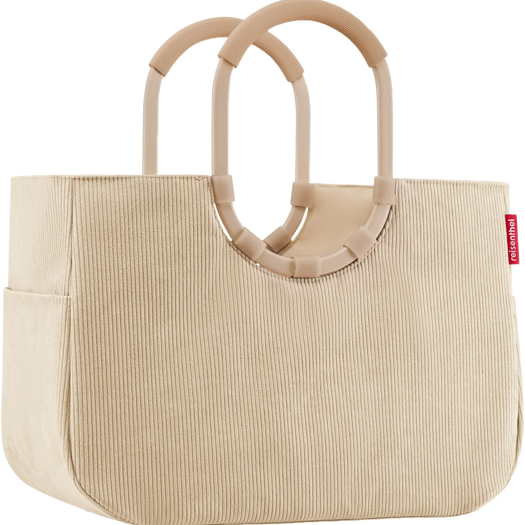 reisenthel shopping loopshopper L - Einkaufstasche mit Bügel 46 cm (cord sand)