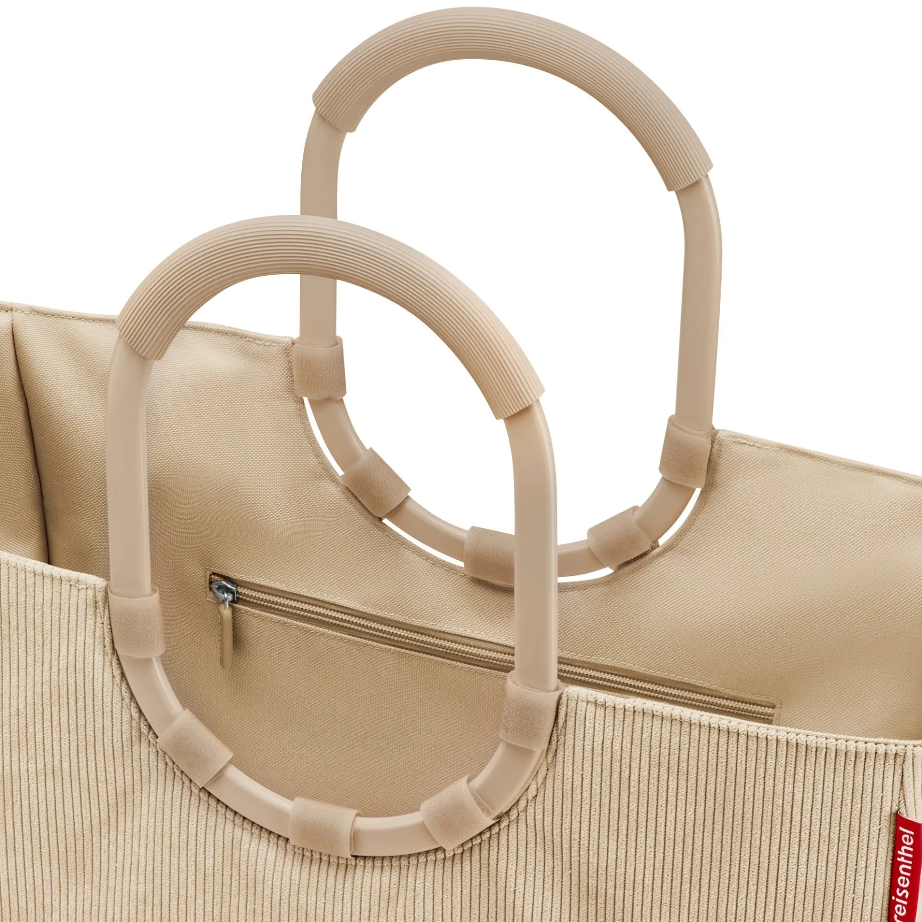 reisenthel shopping loopshopper L - Einkaufstasche mit Bügel 46 cm (cord sand)